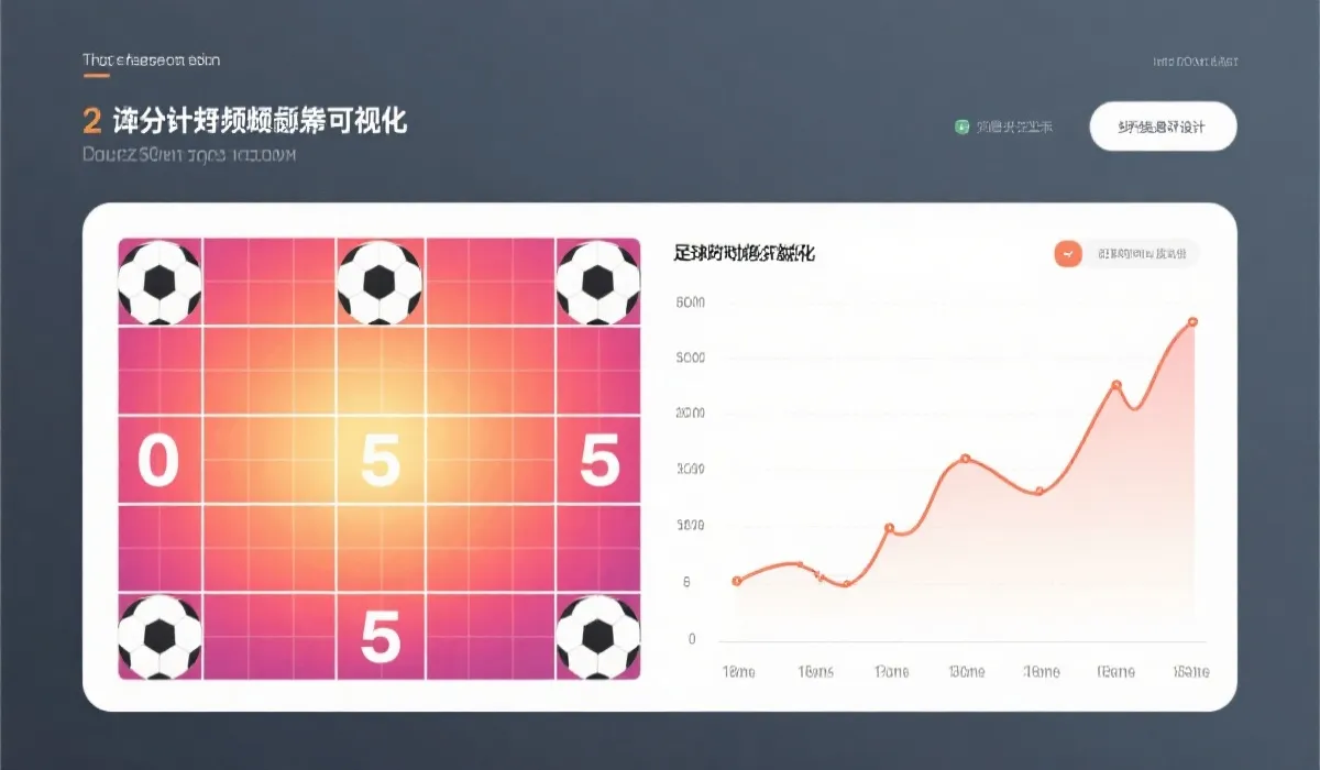 比分概率矩阵示意：从期望进球到0-5球概率分布